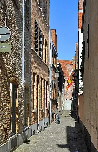 De Loppemstraat, vanaf het Simon Stevinplein