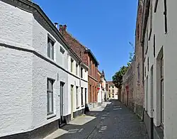 De Sterstraat, gezien in de richting van de Sint-Gilliskerkstraat