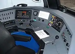 De cabine van de Buffel