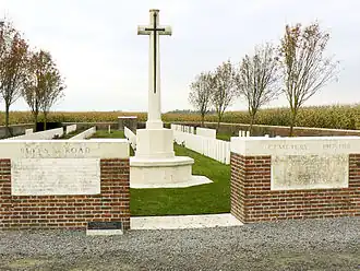 Toegang met Cross of Sacrifice
