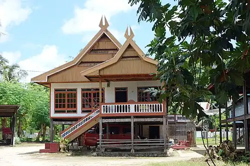 Woning in de traditionele bouwstijl