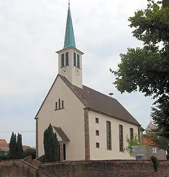 Protestante kerk van Buhl /  Bühl im Unterelsaß