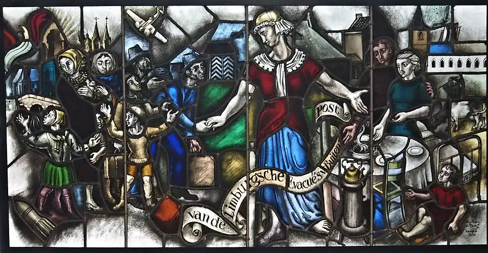 Gedenkraam Limburgse evacués (Buitenpost)