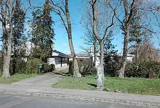 De locatie van het voormalige station