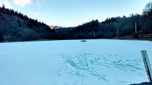 Bevroren Boeratinomeer bij Manglisi
