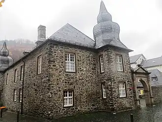 ingang van de burcht