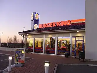 Vestiging Burger King in Zweden