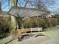 Bushokje en leugenbank