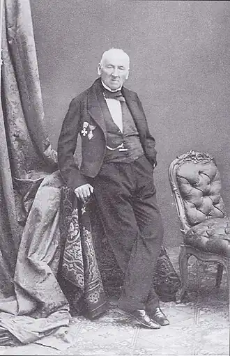 Ferdinand Georg Waldmüller (ca. 1864). Foto door C. Herberth