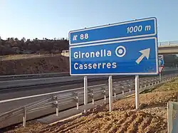 Afrit 88 (Gironella/Casserres)