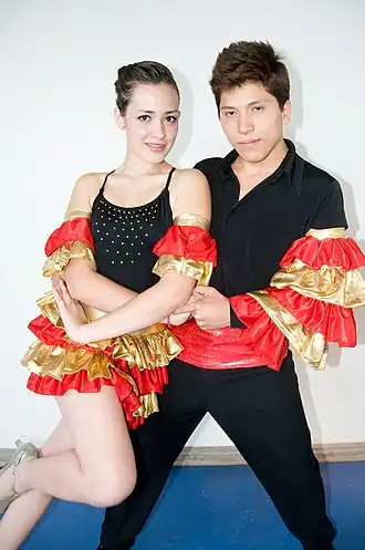 Mambo-dansers van de ITESM Campus Ciudad de Mexico.