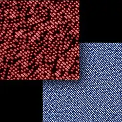 CD en DVD spoorbreedte, resp. 1,6 en 0,74 um