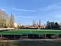 Het sportveld op de campus