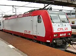 CFL 4015 in het station van Luxemburg