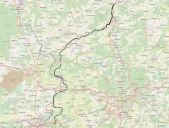 Spoorlijn Pétange - Ettelbruck op de kaart