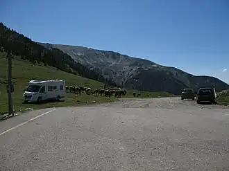 De CG-4 bij de Spaanse grens