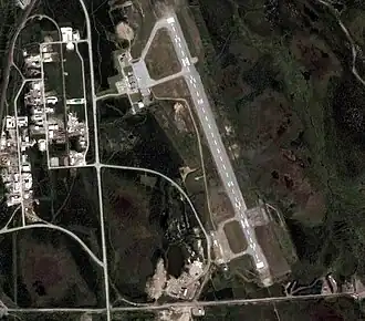 Satellietbeeld van Wabush Airport
