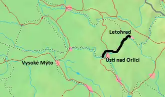 Spoorlijn 024 op de kaart