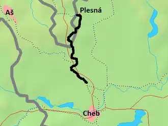 Spoorlijn 147 op de kaart