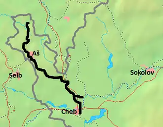 Spoorlijn 148 op de kaart