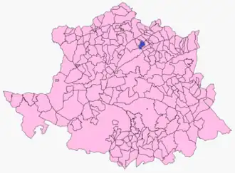 Kaart van Cabezabellosa