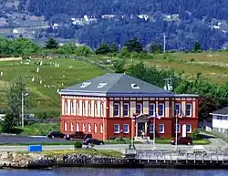 De Cable Building, het voormalige kantoor van de Western Union Telegraph Company, is een National Historic Site of Canada