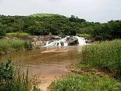 Waterval in de gemeente Monte Santo de Minas
