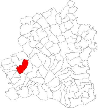 Kaart van Călmățuiu