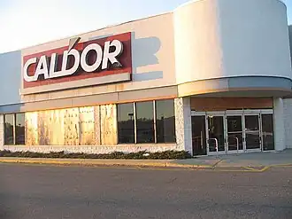 Caldor-winkel in Newington, CT