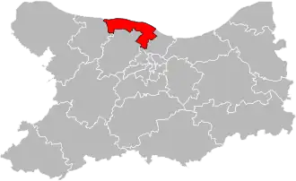 Locatie van het kanton