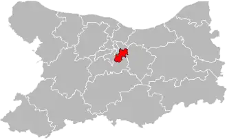 Locatie van het kanton