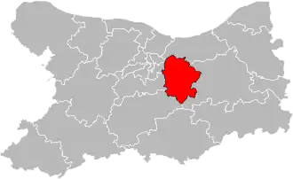 Locatie van het kanton