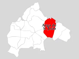 Kaart van Arga de São João