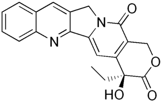 Structuurformule van camptothecine