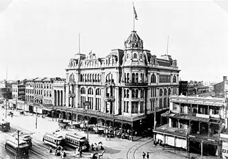 Oud Maison Blanche-gebouw in 1898