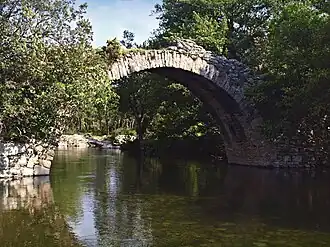 Pont de Pontare : Brug over de Tartagine