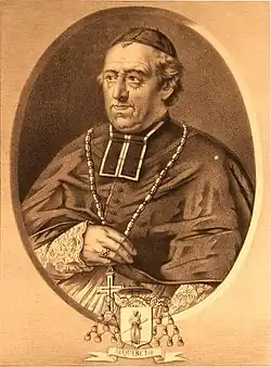 Litho van bisschop Boussen