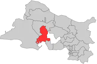 Locatie van het kanton