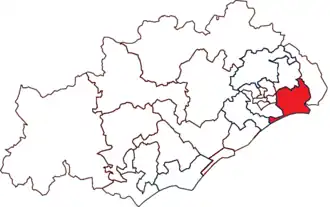 Locatie van het kanton