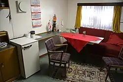 Hut voor de bemanning