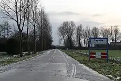 Plaatsnaambord voormalig gehucht Capelle