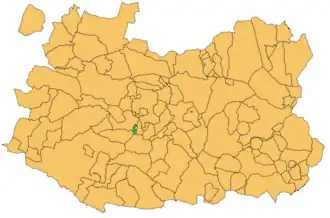 Kaart van Caracuel de Calatrava