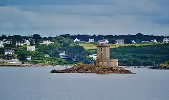 Vuurtoren op het Île Noire