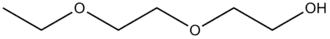 Structuurformule van ethyldiglycol
