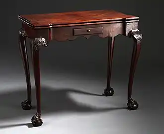 Meubel van mahonie, circa 1770