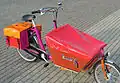 Cargobike voor vervoer van kinderen