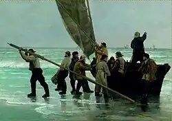 Vissers gaan aan land, Skagen