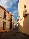 Straat in Alcalalí