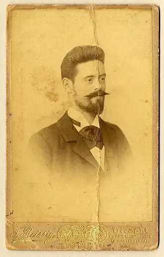 Carte de visite van Otto Mengelberg
