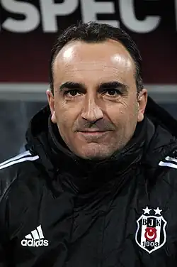 Carvalhal als hoofdtrainer van Beşiktaş in 2011